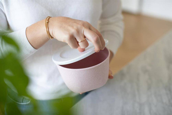 Pojemnik Connect box 1L różowy/biały 3870295