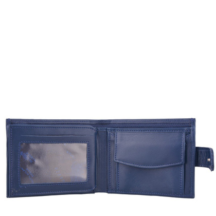 Portfel męski skórzany KEMER P29JN LK Granatowy - min. zamówienie 20 / 50 / 100 szt.