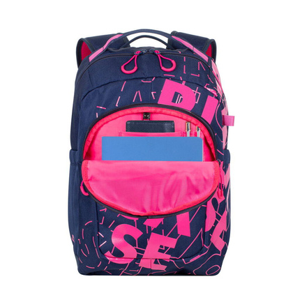 RIVACASE Heide Plecak 5430 30l, granatowy, różowy