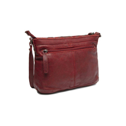 Torebka damska skórzana na ramię Czerwony - min. zamówienie 20 / 50 / 100 szt.