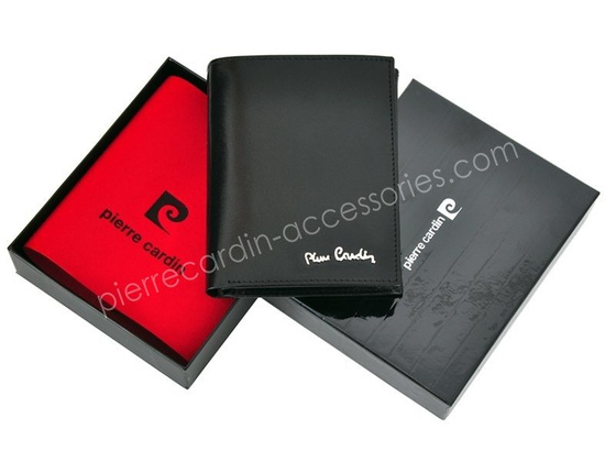 Portfel męski skórzany PIERRE CARDIN YS520.1 326 RFID Czarny