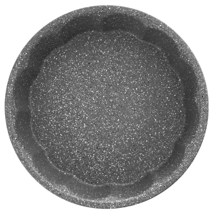 Forma do pieczenie blacha do ciasta pizzy zapiekania okrągła granitowa GRANDE 28,5 cm