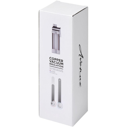 Miedziany, izolowany próżniowo bidon Gessi o pojemności 590 ml