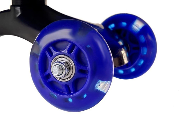 Jeździk Grawitacyjny FUNFIT KIDS ze świecącymi kołami LED Niebieski