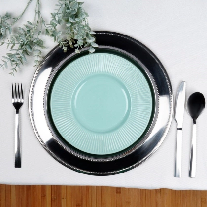 Taca patera talerz podtalerz do serwowania stalowy 33 cm