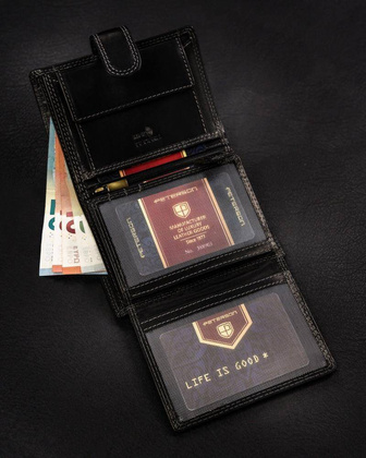 Portfel skórzany PTN WL-0306L-COM