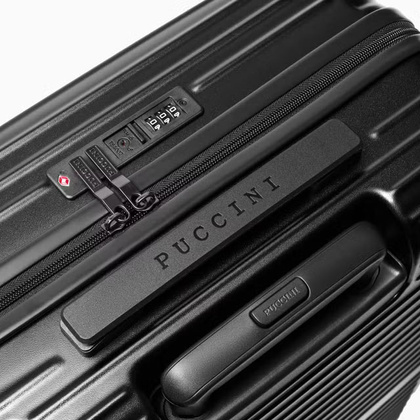 Średnia walizka PUCCINI DALLAS PC034B 1 Czarna