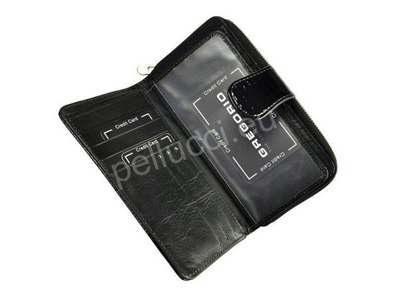 Portfel damski skórzany PELLUCCI GF116 Czerwony