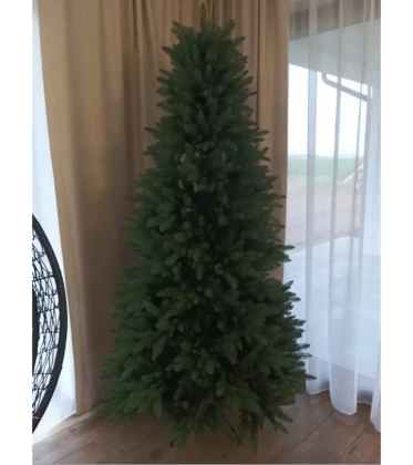 Choinka sztuczna PE11 150 cm FULL PE zielona gęsta z metalowym stojakiem