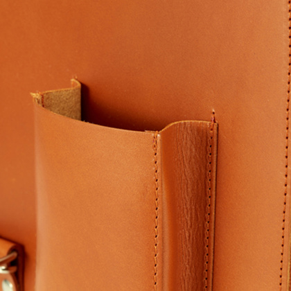 Duża torba skórzana 3w1 KEMER VOOC Vintage P43 Brązowa