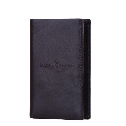 Etui na wizytówki skóra BELLUCCI W1 Brązowe - min. zamówienie 20 / 50 / 100 szt.