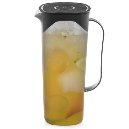 Dzbanek do napojów z pokrywką uchwytem dzióbkiem plastikowy 1,8 l