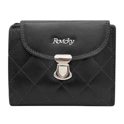 Skórzany portfel damski z technologią rfid