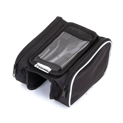 Sakwa torba rowerowa na ramę z etui na telefon K-076