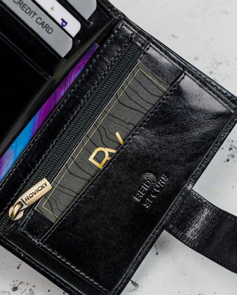 Piękny duży portfel męski Rovicky skóra licowa