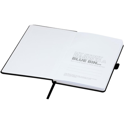 Notatnik w formacie A5 z papieru z recyklingu z okładką z plastiku z recyklingu Honua