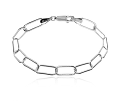 MINET Srebrna bransoletka w stylu włoskim