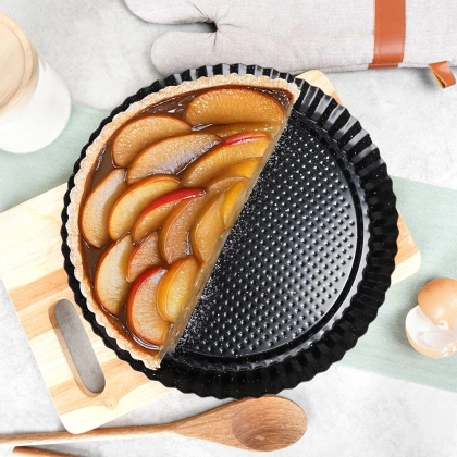 Forma do tarty granitowa 28x3 cm