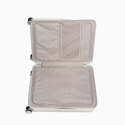 Średnia walizka PUCCINI MONTE CARLO PC036B 6B Beżowa