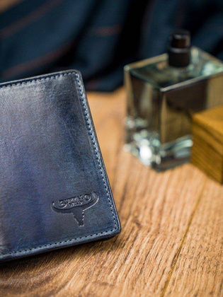 Niewielki portfel męski RFID wersja pionowa