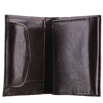 Portfel męski skórzany KEMER P32 Brązowy - min. zamówienie 20 / 50 / 100 szt.