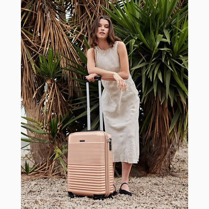Mała kabinowa walizka PUCCINI ANTALYA ABS028C 6C Złota