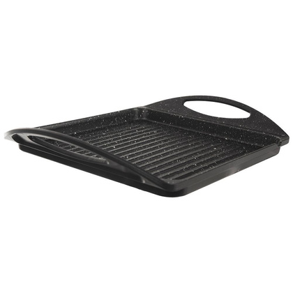 Płyta grillowa granitowa patelnia do grillowania smażenia prostokątna GRANDE 34x26,5 cm