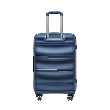 Średnia walizka PUCCINI CASABLANCA PP023B 7A Granatowa