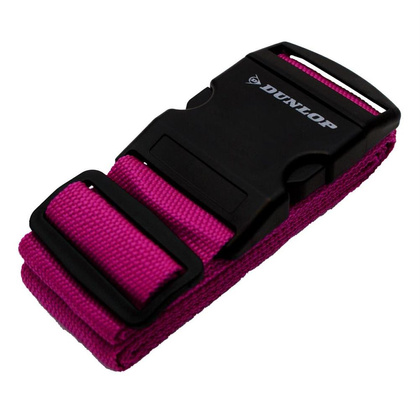 UNIWERSALNY PAS ZABEZPIECZAJĄCY DO WALIZKI SPINAJĄCY DUNLOP 200x5CM FUKSJA