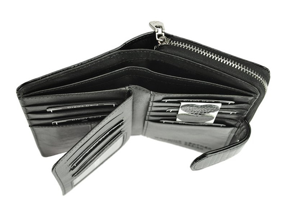 Portfel damski skórzany PELLUCCI GF116 Zielony