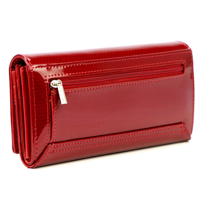 Portfel damski skórzany PELLUCCI CB-102 czerwony
