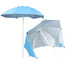 PARASOL PARAWAN PLAŻOWY 2W1 190CM
