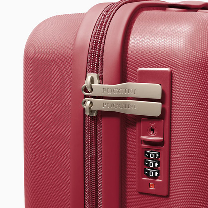 Średnia walizka PUCCINI TURIN PP030B 3B Czerwona