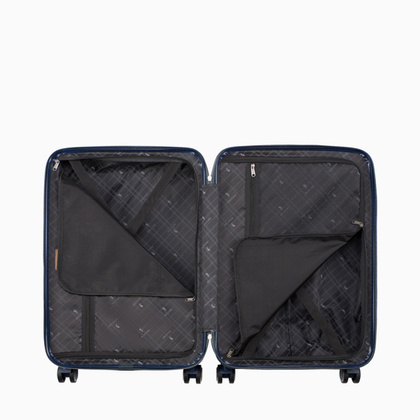 Średnia walizka PUCCINI GENEVA PC033B 7A Granatowa