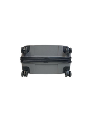 LYS Paris Bogota Duża twarda szara walizka na kółkach 77 cm