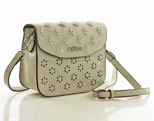 NOBO Ultrakobieca listonoszka z perełkami szary - min. zamówienie 20 / 50 / 100 szt.