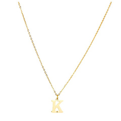 Naszyjnik stal chirurgiczna pozłacana 14k gold NST1617