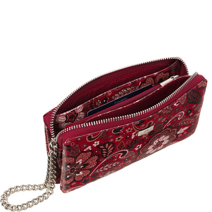 Portfel damski skórzany czerwony BajuBaj duży ręcznie szyty PD2403s167RFID