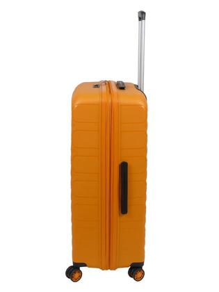 Walizka DIELLE 100 4k 76cm duża żółta PP z poszerzeniem