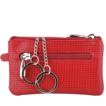 Etui na klucze skórzane KEMER KL194 Czerwony lakier - min. zamówienie 20 / 50 / 100 szt.