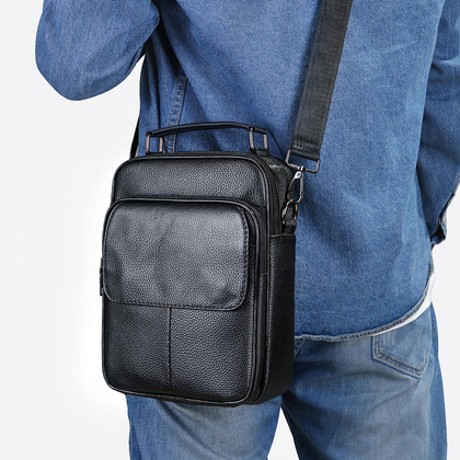 Saszetka męska z naturalnej skóry Gregorio P01 6102