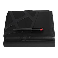 Zestaw upominkowy HUGO BOSS długopis i teczka A5 - HSW3674A + HTM308A