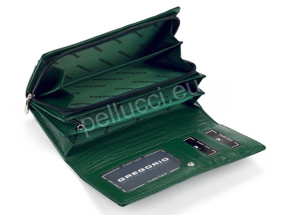 Portfel damski skórzany PELLUCCI LN-106 Czerwony