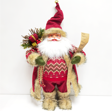 Figurka dekoracyjna Santa 45cm 40285