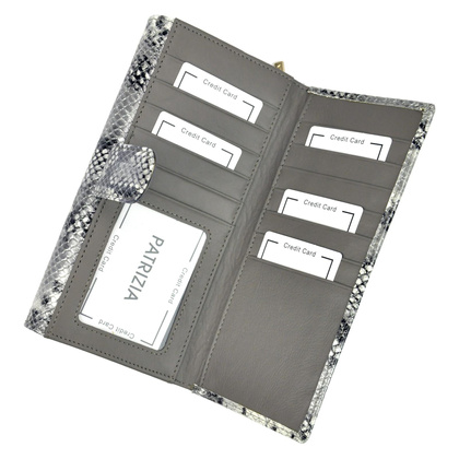 Portfel damski skórzany PELLUCCI SNR-122 RFID popiel