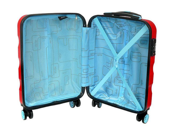 Mała kabinowa walizka DIELLE 150 Czerwona