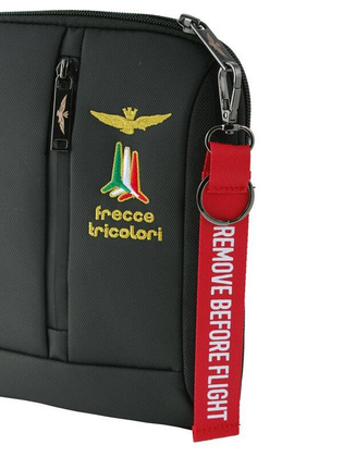 Torba na ramię AERONAUTICA MILITARE Drone Czarna