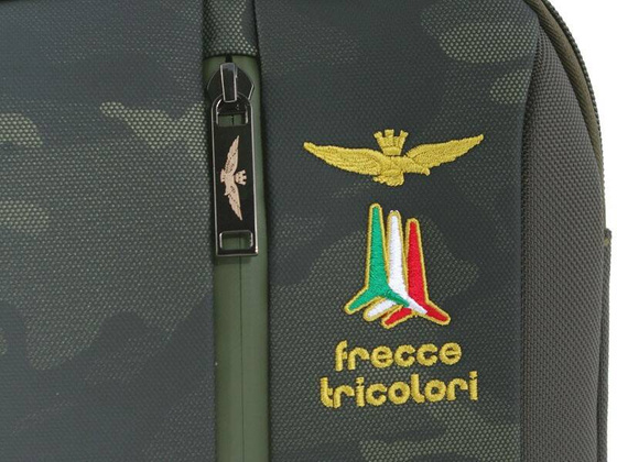 Torba na ramię AERONAUTICA MILITARE Drone Zielona