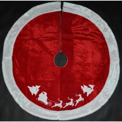 Osłona na stojak pod choinkę śr. 100 cm zdobiona