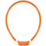 ZAPIĘCIE ROWEROWE SPIRALNE NA SZYFR 10MMx65CM DUNLOP POMARAŃCZOWE